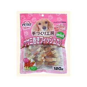 ペットアイ 手づくり工房 ササミ巻きフィッシュガム ミニ FCC8317-4522620102514-イメージ1