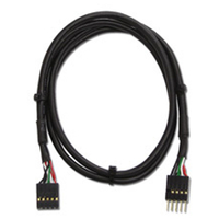 アイネックス ケース用USB延長ケーブル ブラック USB-006D