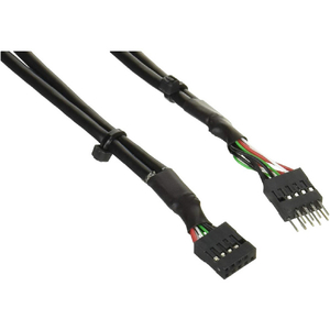 アイネックス ケース用USB延長ケーブル ブラック USB-006D-イメージ3