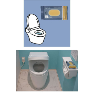 コクヨ Hibifull 流せるトイレのお掃除シート 無香料12枚 2個 FC283SV-KHF-TDS101-1X2-イメージ6