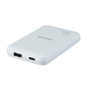 マクセル 半固体モバイルバッテリー5000mAh ホワイト MPC-CSSB5000WH-イメージ3