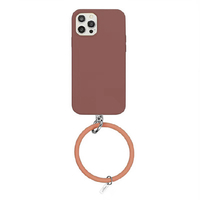 GAACAL iPhone 14 Pro用落下防止リング付きTPUケース テラコッタ P00252RKQP