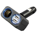 槌屋ヤック リングライトソケット ディレクション+2口USB(4．8A) PZ708