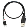 アイネックス ケース用USBケーブル Aオス-セットオス ブラック USB-007D