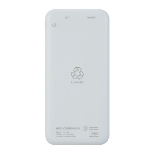 マクセル 半固体モバイルバッテリー10000mAh ホワイト MPC-CSSB10000WH-イメージ3