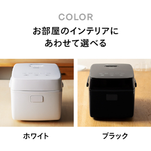 ツインバード IH炊飯ジャー(3合炊き) ホワイト RM-D793W-イメージ15