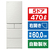 日立 【右開き】470L 5ドア冷蔵庫 ピュアホワイト RHWS47VW-イメージ1