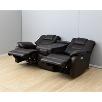 【送料無料】【美品】電動リクライニングソファ ダークブラウン　早い者勝ち！ 電動リクライニングソファ ダークブラウン 山善 YRDS-3DBR