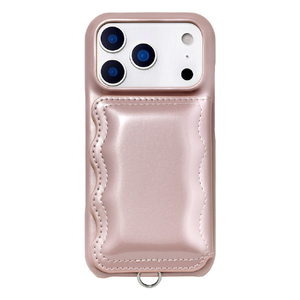 ユニケース Volume Wavy Puff(pink) for iPhone 17 Pro UNI-25MP-WPPK-イメージ1