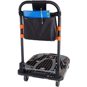 トラスコ 台車バック ブラック 耐荷重：3kg TOP-DB-15-BK-イメージ2