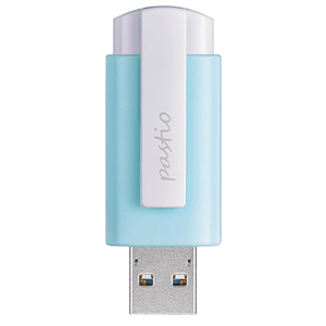 I・Oデータ USB 3．2 Gen 1(USB 3．0)対応 USBメモリー(64GB) pastio ライトブルー U3-CLP64G/B-イメージ2