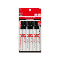 寺西化学工業 マジックインキ No.500 細書 6本パック 黒 FCE259U-M500-T1-6P