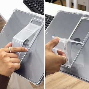 araree iPad Pro 11インチ(M4)用ペンホルダー付きスタンドケース FLEXIELD SP クリア AR26932-イメージ5