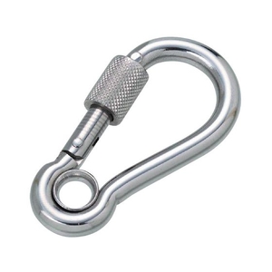 水本機械製作所 水本/ステンレス 環付スナップフックNA型リング付 線径4mm 長さ45mm 5.545220.39 FC365FH-2048701-イメージ1