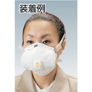 ３Ｍ 使い捨て式防じんマスク　８２３３　ＤＳ３　 排気弁付き　（５枚入） 8233 DS3-イメージ5