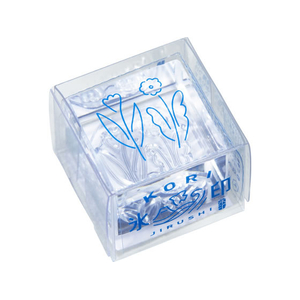 キングジム 透明スタンプ 氷印 キリバナ FCJ351T-CLSA22-012-イメージ1