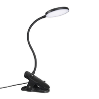 ヤザワ LEDクリップライト調光調色機能付き ブラック CLE05C02BK