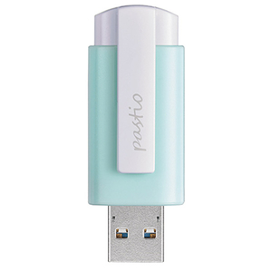 I・Oデータ USB 3．2 Gen 1(USB 3．0)対応 USBメモリー(64GB) pastio ミントグリーン U3-CLP64G/G-イメージ2