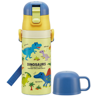 スケーター 子供用2WAYボトル ディノサウルス ピク SKDC3ﾃﾞｲﾉｻｳﾙｽﾋﾟｸｸﾁﾔ-
