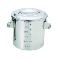 トラスコ中山 TRUSCO/ステンレスキッチンポット蓋付 300×300 21L 手付 FC848KJ-4886224