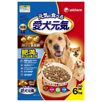 ユニ・チャームペットケア 愛犬元気肥満が気になる愛犬用ビーフ・ささみ・緑黄色野菜・小魚入り 6kg ｱｲｹﾝｹﾞﾝｷﾋﾏﾝﾋﾞ-ﾌｻｻﾐ6.0KG