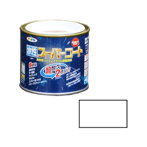 アサヒペン 水性スーパーコート 1／5L 白 FC541NV-イメージ1