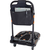 トラスコ 台車バック マチ付き ブラック 耐荷重：3kg TOP-DBC-BK-イメージ2