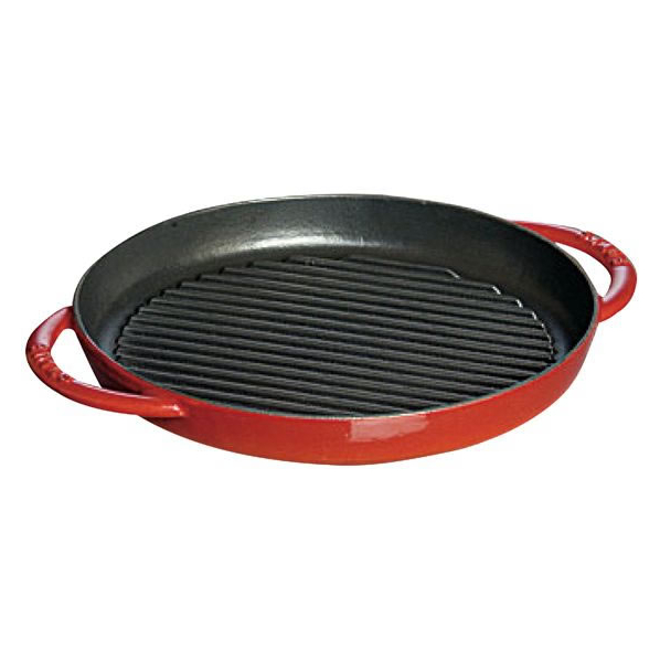 STAUB ストウブ ピュアグリル ラウンド 26cm チェリー 40510-309 
