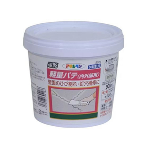 アサヒペン 速乾軽量パテ 内外用900ml S020 ホワイト FC491PM-S020-イメージ1