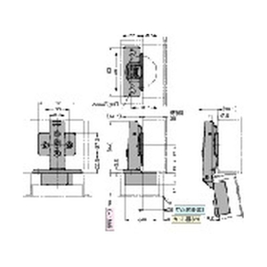 スガツネ工業 スガツネ工業H360-26-26Tラプコン搭載オリンピアスライドヒンジ厚扉用 FC783FN-1956906-イメージ2