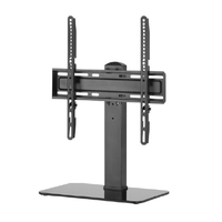 グリーンハウス 32～55インチ用テレビスタンド ブラック GH-TVSBM-BK