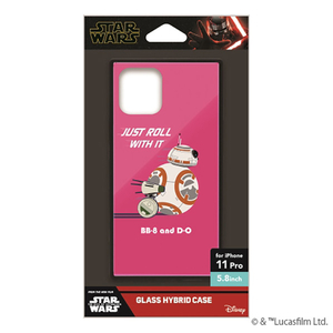 PGA iPhone 11 Pro用ガラスハイブリッドケース BB-8 PG-DGT19A33BB-イメージ3