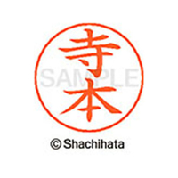シヤチハタ ネームペン用ネーム シルバー 既製 寺本 FC47262-X-GPS-1491