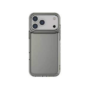 グルマンディーズ iPhone17 Pro用耐衝撃ケース IIIIfit Clear スモーク IFT-184SK-イメージ1