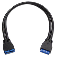 アイネックス ケース用USB3．0延長ケーブル ブラック USB-013A