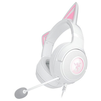 Razer ゲーミングヘッドセット Kraken Kitty V2 ホワイト RZ04-04730600-R3M1