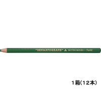 三菱鉛筆 油性ダーマトグラフ 緑 12本入 緑1ダース(12本) F869472-K7600.6