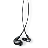 SHURE リモコン付き有線イヤフォン AONICシリーズ ブラック SE215DYBK+UNI-A