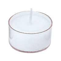 カメヤマ カラークリアカップティーライト 24個入 S8351 Cクリア FC118LP-5431810