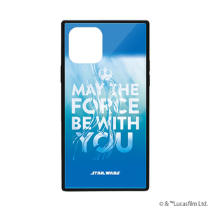 PGA iPhone 11 Pro用ガラスハイブリッドケース ブルー PG-DGT19A35SW-イメージ2