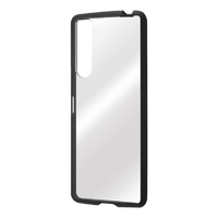レイアウト Xperia 1 II用耐衝撃ハイブリッドケース Puffull クリア RT-RXP1M2CC14/CM