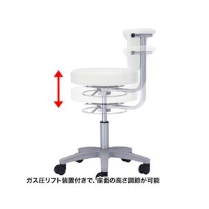 サンワサプライ メディカルチェア ホワイト SNC-HP3VW2-イメージ2