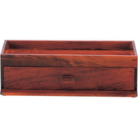 ヤマコー 木製 カスター&箸箱 ブラウン 15255 FC592KZ-0419900