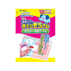 オカモト 水とりぞうさん 引き出し・衣装ケース用 12シート入 FCJ300L-イメージ1