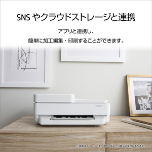 ヒューレット・パッカード(HP) インクジェット複合機 ENVYシリーズ ホワイト 6WD16A#ABJ-イメージ4