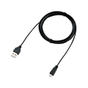 エレコム 極細Micro-USB(A-MicroB)ケーブル ブラック・2.0m U2C-AMBX20BK-イメージ2