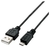 エレコム 極細Micro-USB(A-MicroB)ケーブル ブラック・2.0m U2C-AMBX20BK-イメージ1