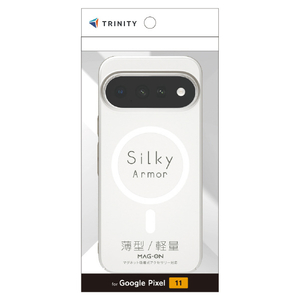トリニティ Google Pixel 11用 [Silky Armor] マグネット吸着式アクセサリー対応 シルキータッチケース マットクリア TR-PX2611-SA-CL-イメージ1