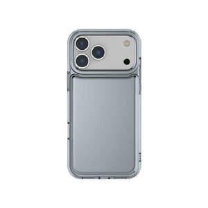 グルマンディーズ iPhone17 Pro用耐衝撃ケース IIIIfit Clear ライトブルー IFT-184LBL-イメージ1