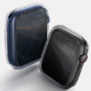 ＵＮＩＱ Apple Watch 45mm用CASE DUAL PACK UNIQ GLASE CLEAR / SMOKE UNIQ-45MM-GLSDUALPK-イメージ1